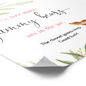 Poster Devinez combien d'ours gummy jeu de cerf d'or rose (Coin)