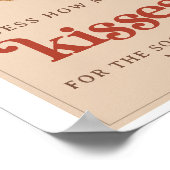 Poster Devinez combien Kisse Retro Bauble nuptiale de Noë (Coin)