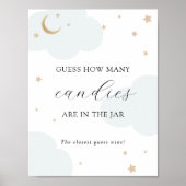 Poster Devinez combien sont dans la Jar Shower Game Poste (Devant)