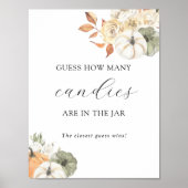 Poster Devinez combien sont dans la Jar Shower Game Poste (Devant)