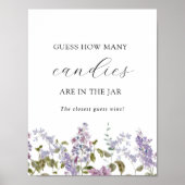 Poster Devinez combien sont dans le Jeu de douche Jar (Devant)