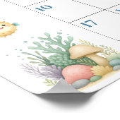Poster Devinez la date de naissance de bébé pour la baby (Coin)