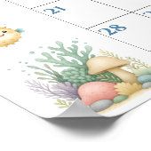 Poster Devinez la date de naissance de bébé pour la baby (Coin)