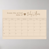 Poster Devinez la date de naissance Jeu (Devant)