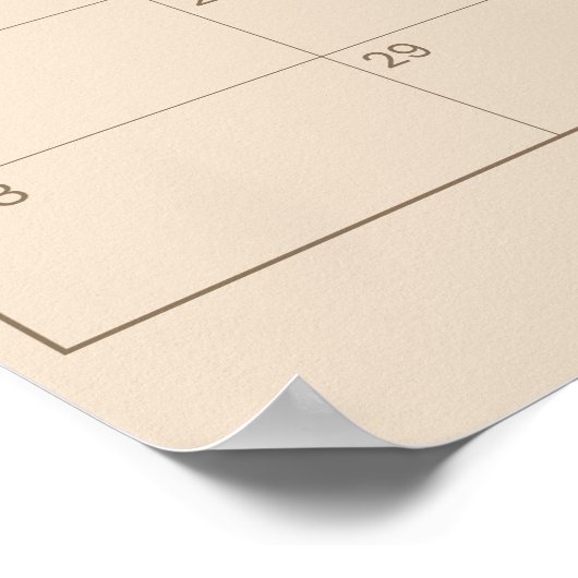 Poster Devinez la date de naissance Jeu (Coin)