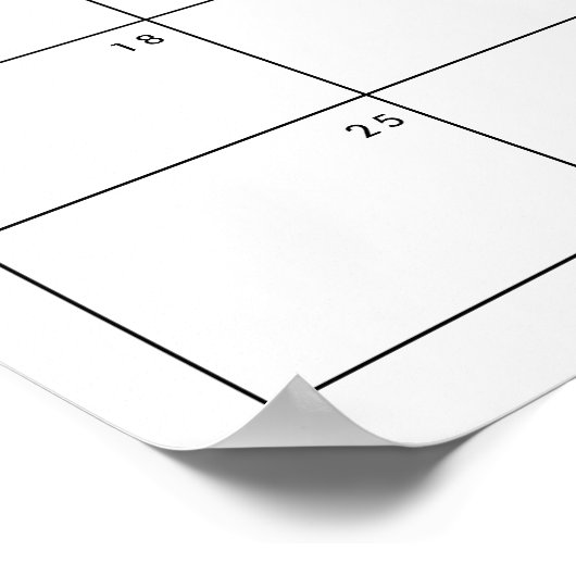 Poster Devinez la date d'échéance du bébé Signer Little R (Coin)