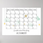 Poster Devinez La Date D'Échéance Et L'Heure Stars Baby s (Devant)