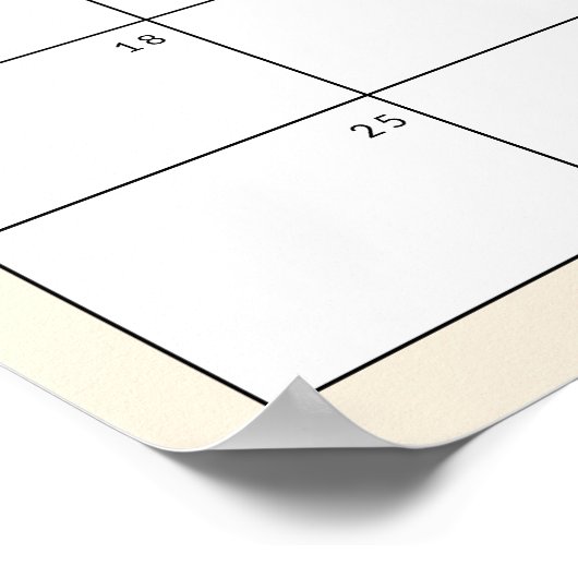 Poster Devinez la date d'échéance Orange Little Cutie Bab (Coin)