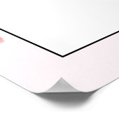 Poster Devinez la date d'échéance Petit Baby shower amour (Coin)