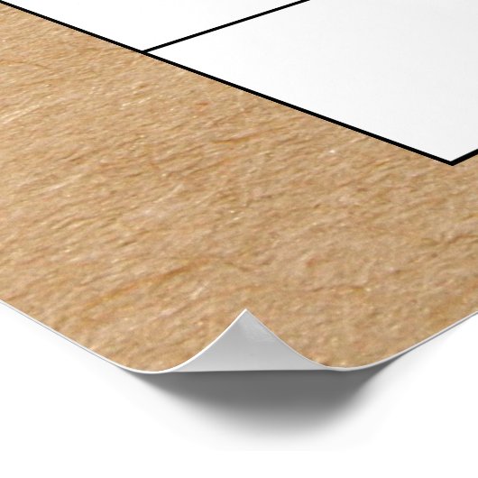 Poster Devinez La Date D'Échéance Rustic Special Delivery (Coin)