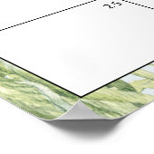 Poster Devinez la date d'échéance sous le jeu Baby shower (Coin)