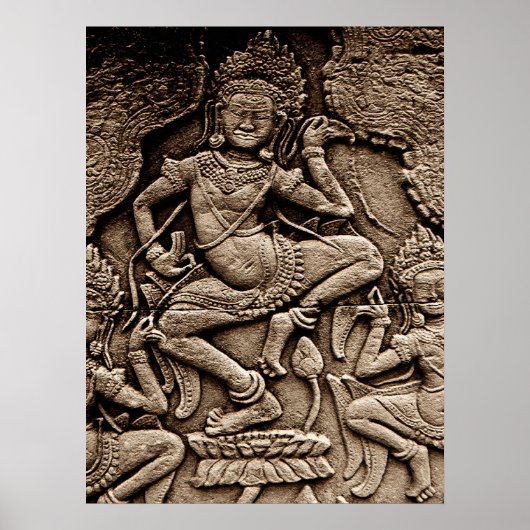 Poster Devinez l'affiche d'Angkor Wat (Devant)