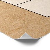 Poster Devinez Le Calendrier Date D'Échéance Kraft Baby s (Coin)