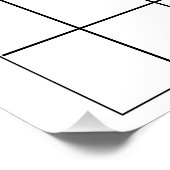 Poster devinez le jeu de baby shower de date d'échéance (Coin)