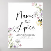 Poster Devinez Le Panneau De Fête des mariées Du Fleur sa (Devant)