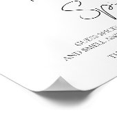 Poster Devinez L'Épice | Panneau du jeu Fête des mariées (Coin)