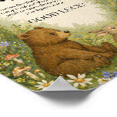 Poster Devinez les Animaux de la Forêt dans la Nourriture (Coin)