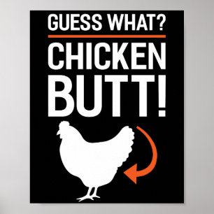 Poster Devinez quel bouton de poulet