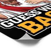 Poster Devinez qui est Byck Jésus Bon Vendredi Pâques Fun (Coin)