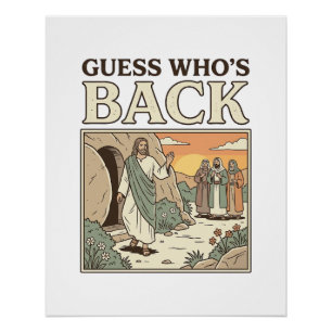 Poster Devinez qui est de retour Humour résurrection Desi