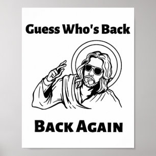Poster Devinez qui est de retour, le chrétien Jésus heure