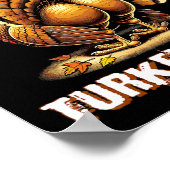 Poster Devinez quoi Dinde Fesses T-shirts de Thanksgiving (Coin)
