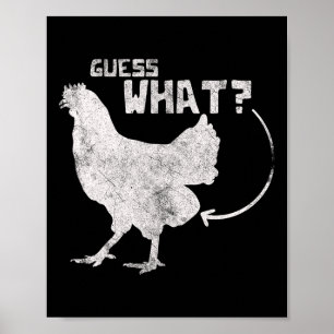 Poster Devinez quoi Poule