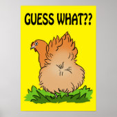 Poster Devinez quoi ? Poulet cul ! (Devant)