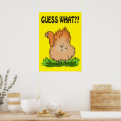 Poster Devinez quoi ? Poulet cul ! (Cuisine)