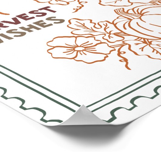 Poster Devis d'automne (Coin)