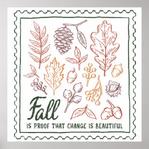 Poster Devis d'automne
