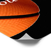 Poster Devis de basket-ball motivationnel (Coin)