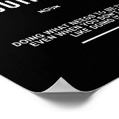 Poster Devis de définition DISCIPLINE - Citations inspira (Coin)