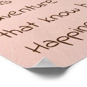 Poster Devis de durée de vie personnalisée | Plage paisib (Coin)