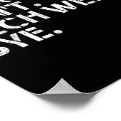 Poster Devis de la semaine technique amusante Désolé Can' (Coin)