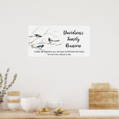 Poster Devis de l'arbre inspirationnel personnalisé de la (Cuisine)