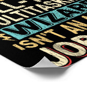 Poster Devis de l'Assistant Multitâche du directeur de cr (Coin)