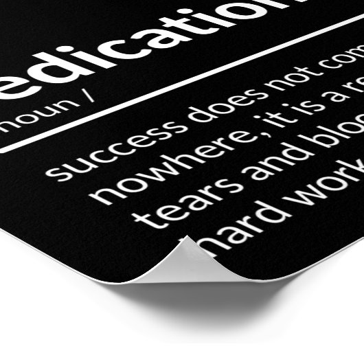 Poster Devis de motivation (Coin)