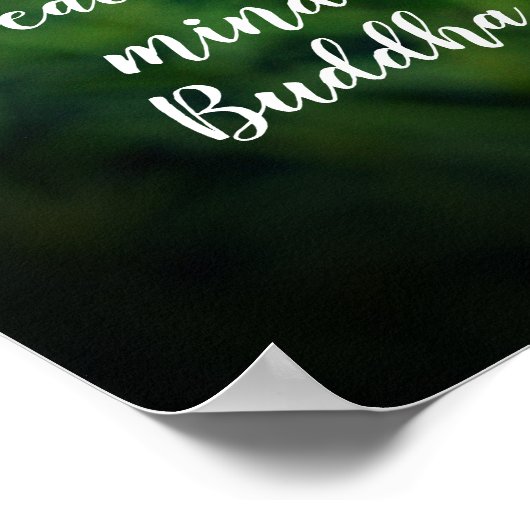 Poster Devis de motivation parfait violet Allium Allium (Coin)