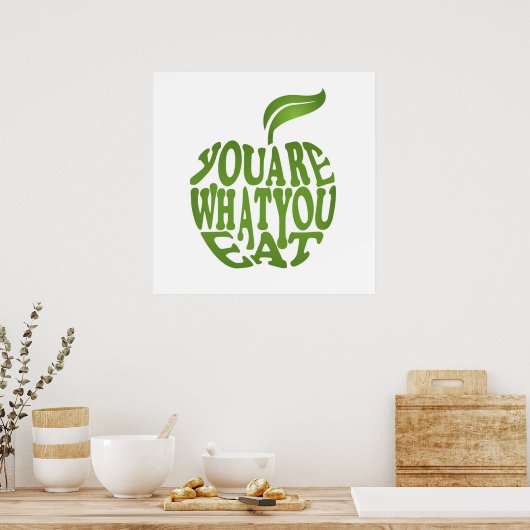 Poster Devis de motivation pour la condition physique (Cuisine)