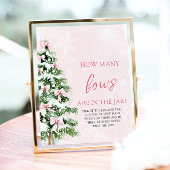 Poster Devis de Noël Combien de Baby showers de vaches