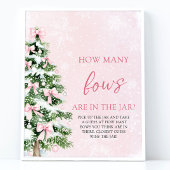 Poster Devis de Noël Combien de Baby showers de vaches