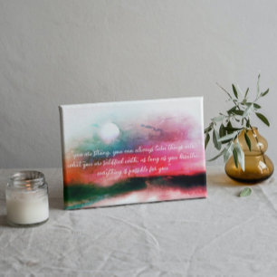 Poster Devis de typographie inspirée du paysage Aurora