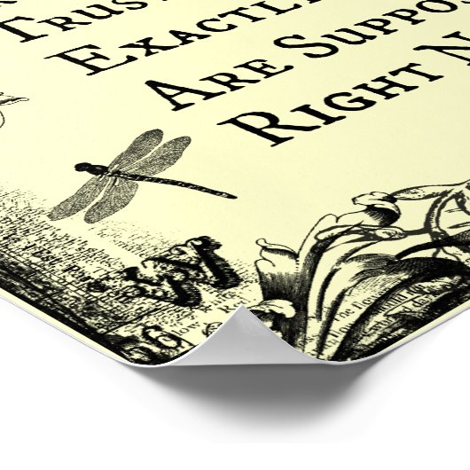 Poster Devis de vie inspirationnelle (Coin)