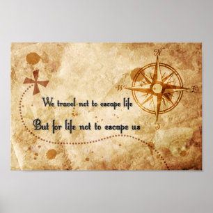 Poster Devis de voyage