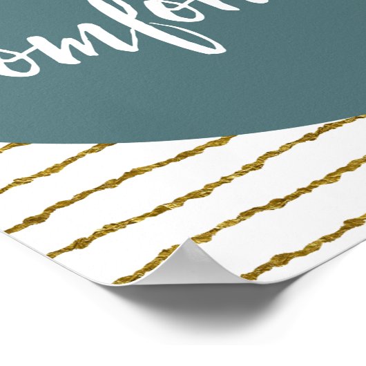 Poster Devis des zones de confort (Coin)