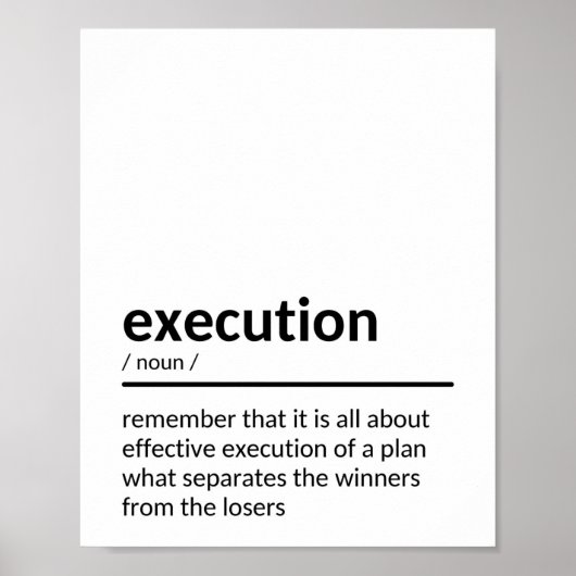 Poster Devis d'exécution (Devant)