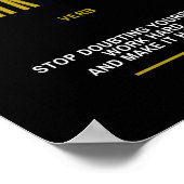 Poster Devis fort inspirant (Coin)