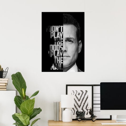 Poster Devis Harvey Specter (Bureau à domicile)