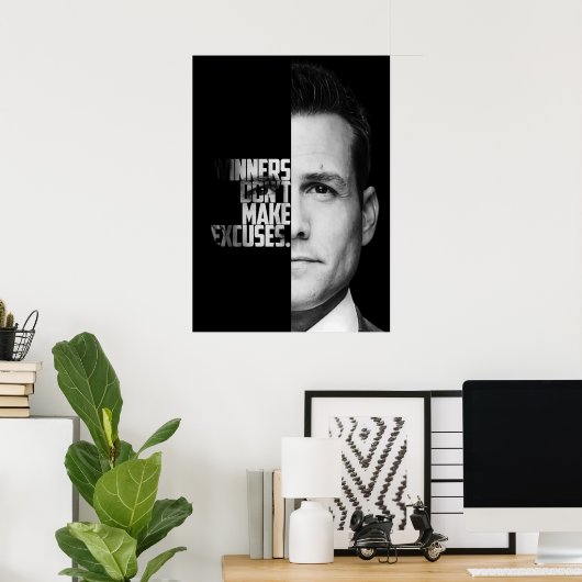Poster Devis Harvey Specter (Bureau à domicile)